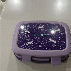Bentgo Kids Unicorn Lunch Box - Purple